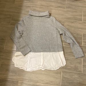 Loft gray turtleneck sweater